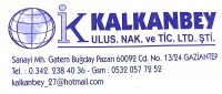 KALKANBEY ULUS.NAK.VE TİC.LTD.ŞTD.